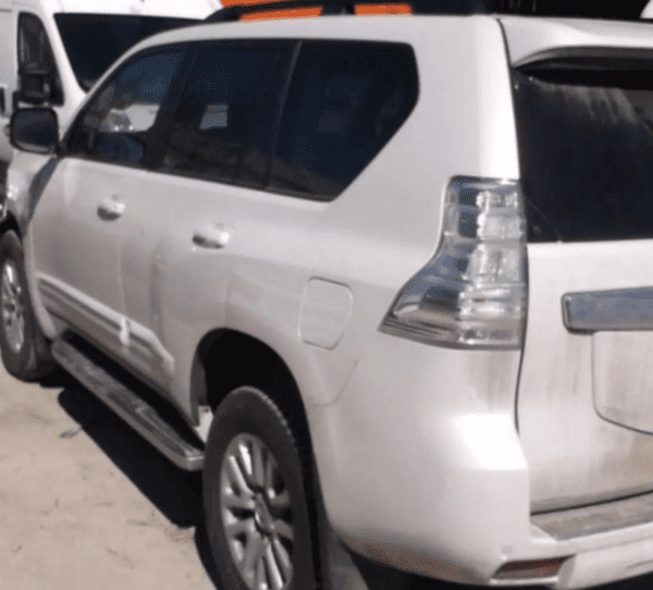 2015 Toyota Land Cruiser Prado WHITE - JTEJU9FJXFK088206