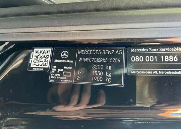 2024 Mercedes-Benz G63 Black - W1NYC7GJ0RX515756