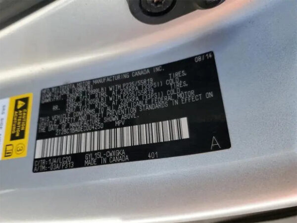 2014 LEXUS RX450 SILVER - 2T2BC1BA0ЕC004250