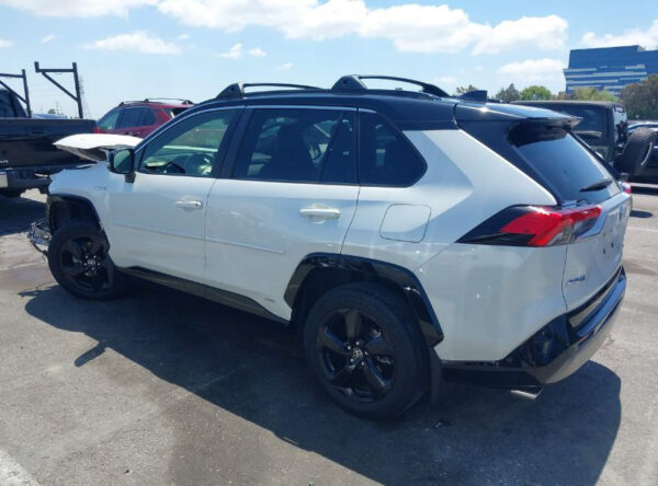 2021 Toyota Rav4 Hybrid White - JTMR63FV80J008089