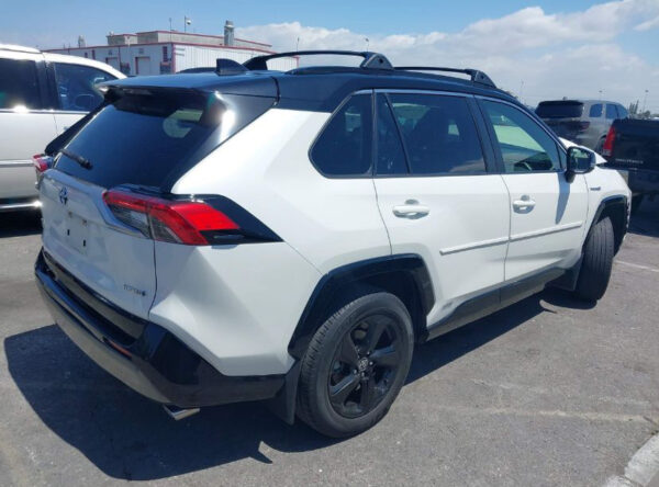 2021 Toyota Rav4 Hybrid White - JTMR63FV80J008089
