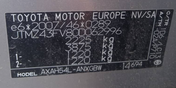2020 Toyota RAV4 Silver - JTMZ43FV80D062996
