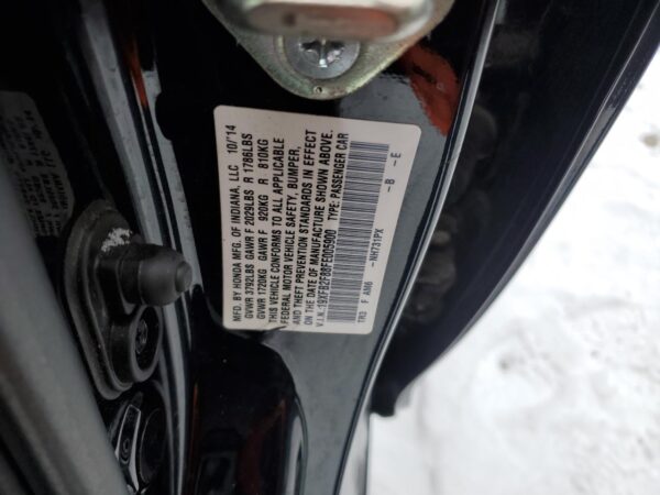HONDA CIVIC BLACK - 19XFB2F88FE005900
