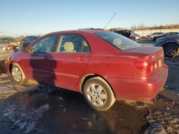 TOYOTA COROLLA BURGUNDY - JTDBR32E860074252