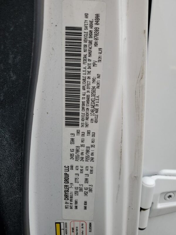 JEEP WRANGLER WHITE - 1C4BJWEGXEL325694