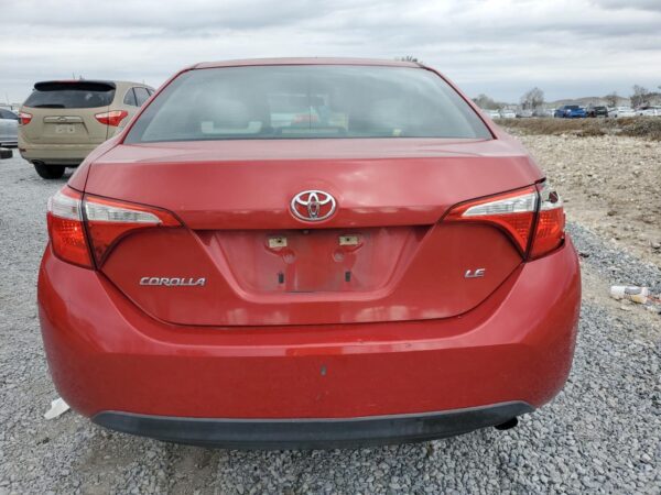 TOYOTA COROLLA RED - 5YFBURHE2EP130232