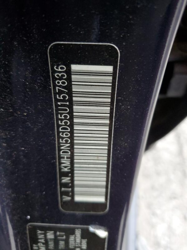 HYUNDAI ELANTRA BLUE - KMHDN56D55U157836