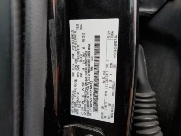 Ford F150 2015 - 1FTEW1EP1FKF10872