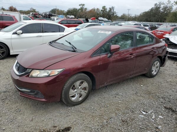 HONDA CIVIC BURGUNDY - 19XFB2F52FE706809