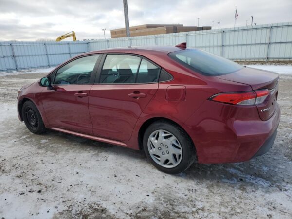 TOYOTA COROLLA MAROON - 5YFB4MDE6PP027049