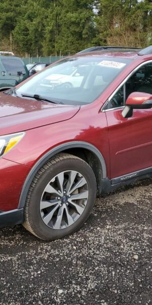 SUBARU OUTBACK BURGUNDY - 4S4BSANC1F3264536