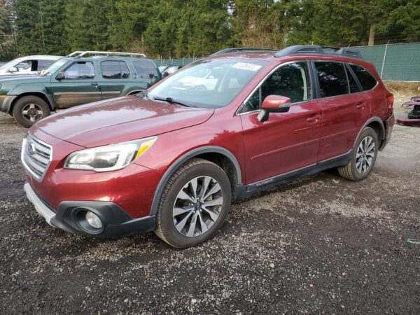 SUBARU OUTBACK BURGUNDY - 4S4BSANC1F3264536