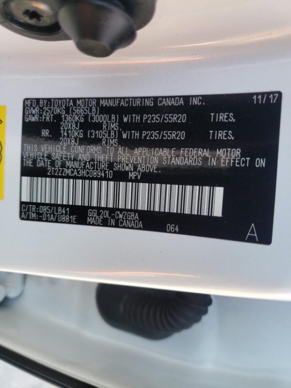 2017 Lexus RX350 White - 2T2ZZMCA3HC089410