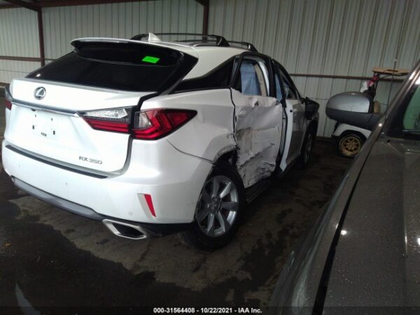 LEXUS RX 350 2016 White — 2T2ZZMCA6GC023013