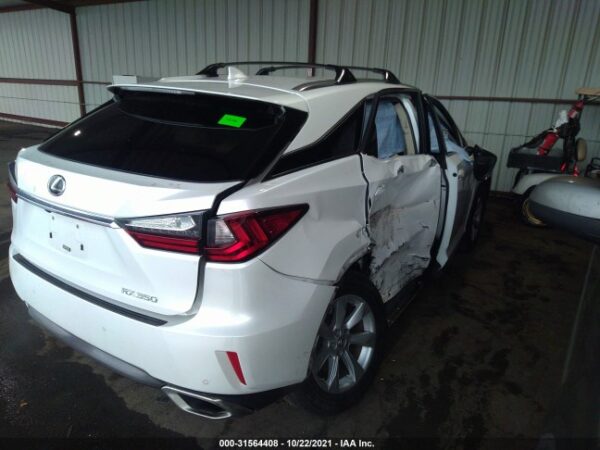 LEXUS RX 350 2016 White — 2T2ZZMCA6GC023013