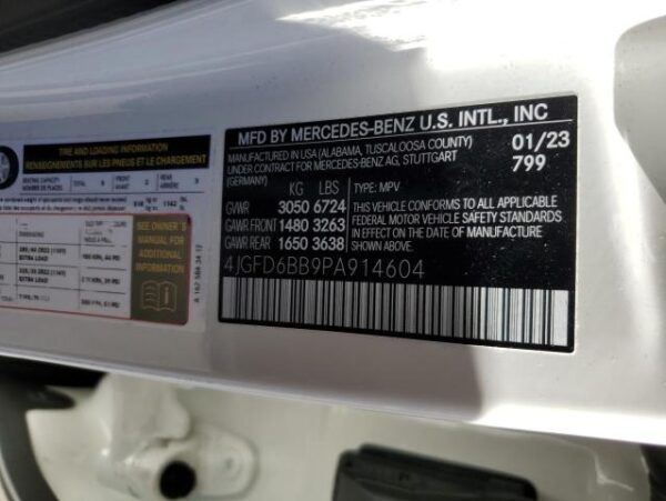 Mercedes-benz GLE 2023 - 4JGFD6BB9PA914604