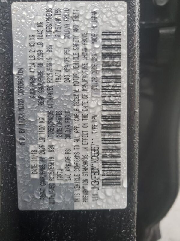 MAZDA CX-5 GRAY - JM3KFBDM1K0536711