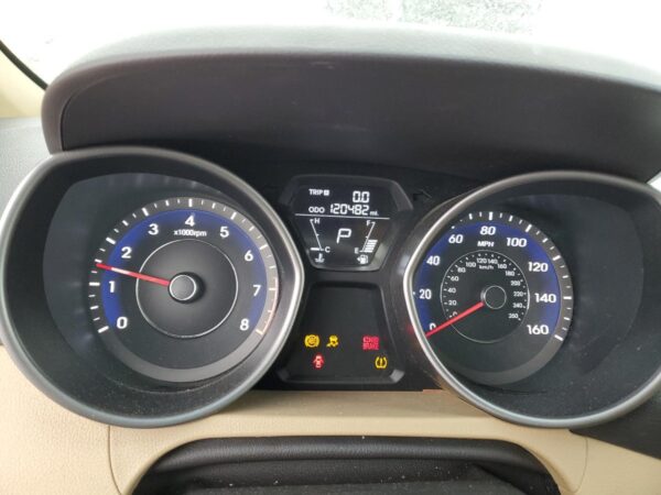 HYUNDAI ELANTRA RED - 5NPDH4AEXDH448881