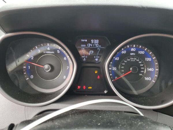 HYUNDAI ELANTRA BLACK - KMHDH4AE8CU460883