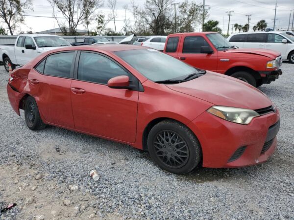 TOYOTA COROLLA RED - 5YFBURHE2EP130232