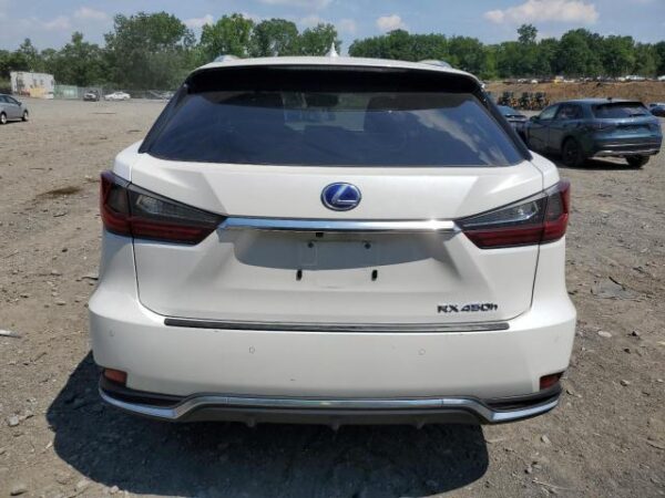 2022 LEXUS RX450 WHITE - 2T2HGMDAXNC093661