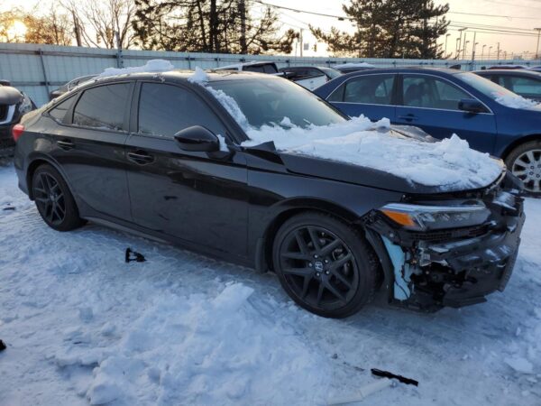 HONDA CIVIC BLACK - 2HGFE2F55NH593725