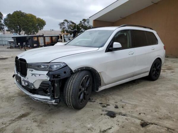 2022 BMW X7 xDrive40I White - WBA21EM0609M78249