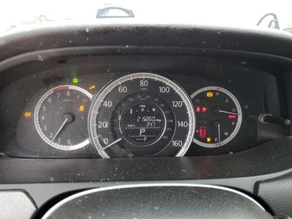 HONDA ACCORD WHITE - 1HGCR2F37EA136161