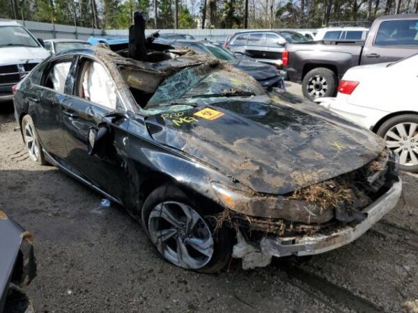 HONDA ACCORD BLACK - 1HGCV2F51JA015598