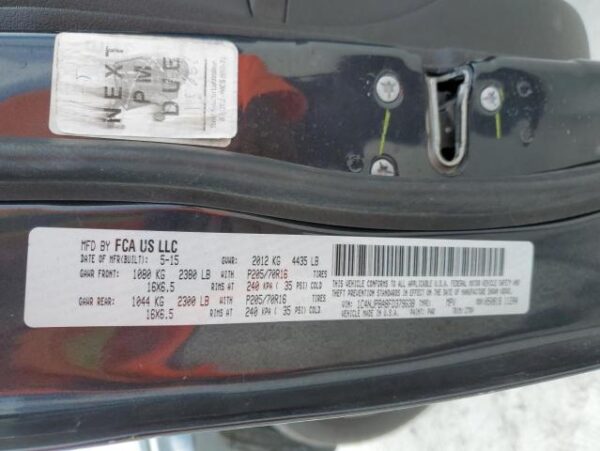 Jeep PATRIOT 2015 - 1C4NJPBA8FD379638