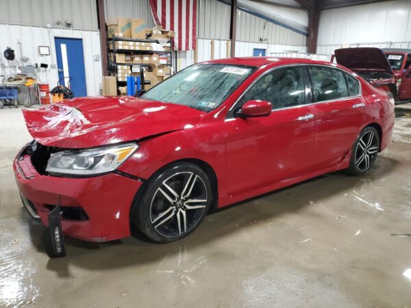 HONDA ACCORD RED - 1HGCR2F50GA248191