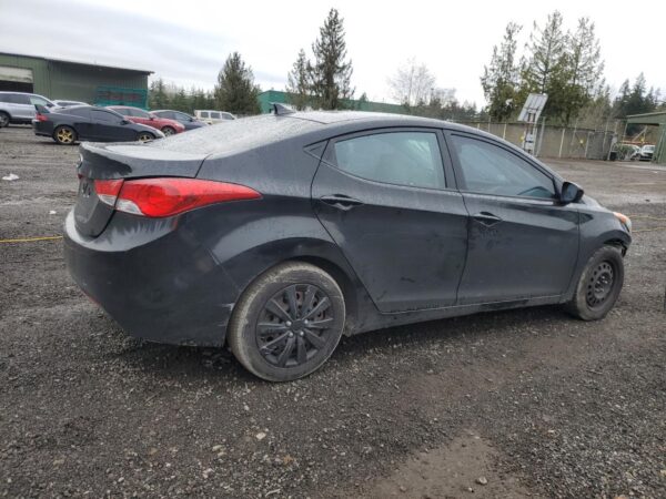 HYUNDAI ELANTRA BLACK - KMHDH4AE8CU460883