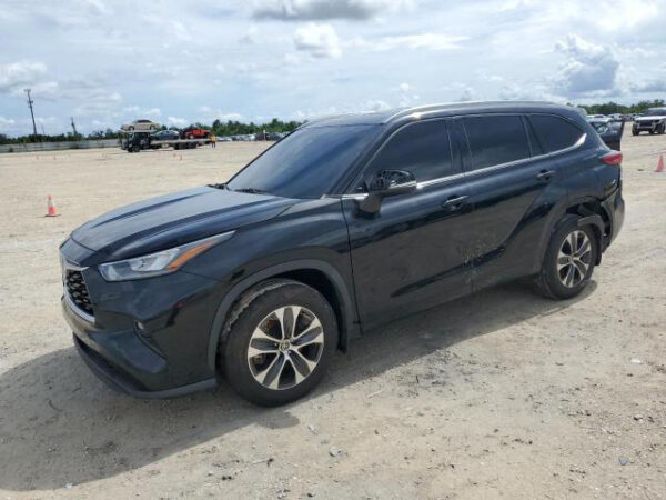2021 TOYOTA HIGHLANDER HYBRID XLE Black - 5TDHBRCH9MS535382