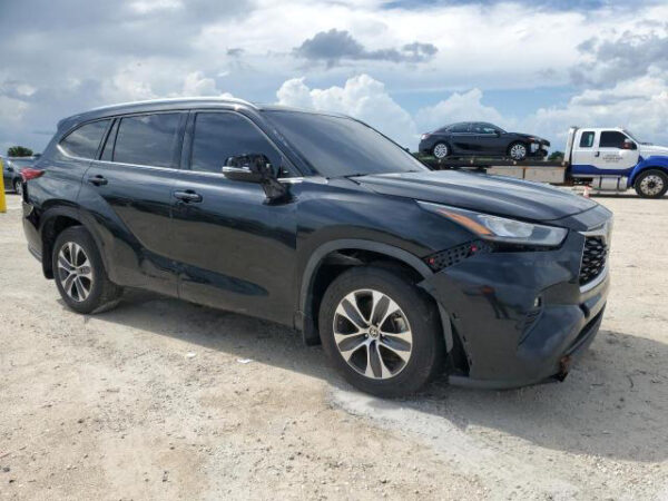 2021 TOYOTA HIGHLANDER HYBRID XLE Black - 5TDHBRCH9MS535382