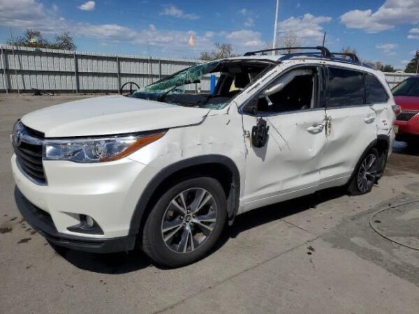2016 Toyota Highlander Xle V6 White 3.5L - 5TDJKRFH7GS279762