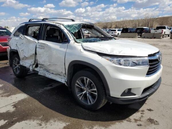 2016 Toyota Highlander Xle V6 White 3.5L - 5TDJKRFH7GS279762