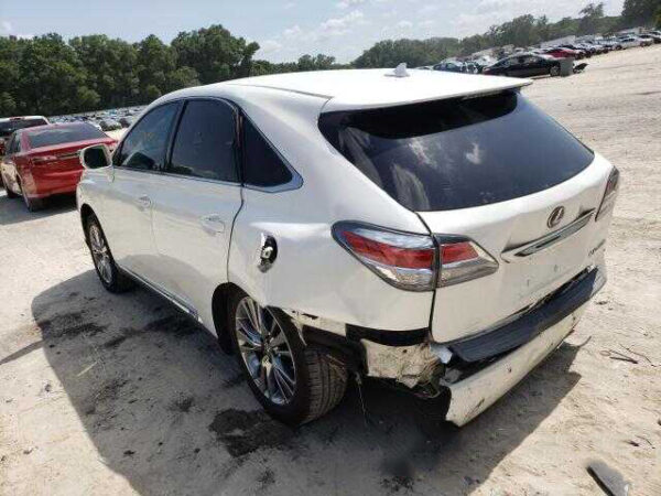 LEXUS RX450 Base 2013 White — JTJZB1BA1D2009486