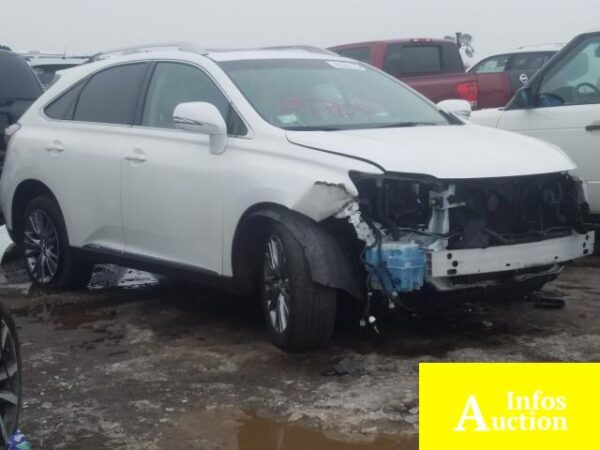 Lexus Rx 450 2014 White 3.5L 6 — JTJBC1BAXE2456351
