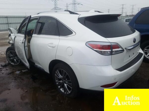 Lexus Rx 450 2014 White 3.5L 6 — JTJBC1BAXE2456351