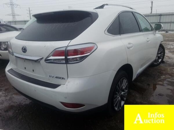 Lexus Rx 450 2014 White 3.5L 6 — JTJBC1BAXE2456351