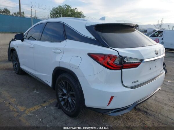 2017 Lexus RX450H White - 2T2BGMCA7HC010585