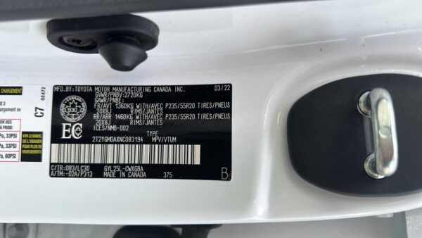 LEXUS RX350 2022 White — 2T2YGMDAXNC083194