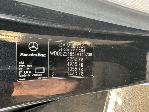 Mercedes-Benz S500 4MATIC 2014 Black — WDD2221851A145208