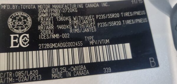 2016 Lexus RX350 White - 2T2BGMCA0GC002455