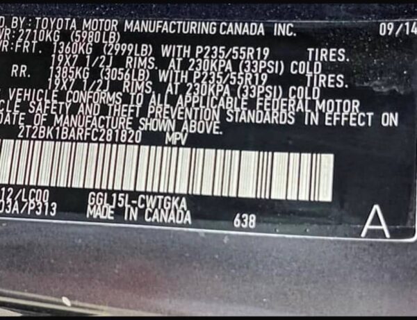 2014 Lexus RX450H Gray - 2T2BK1BARFC281820