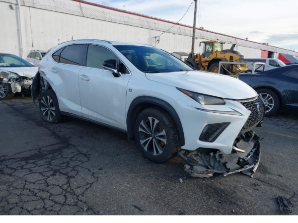 2019 Lexus NX300 White - JTJBARBZ3K2191956