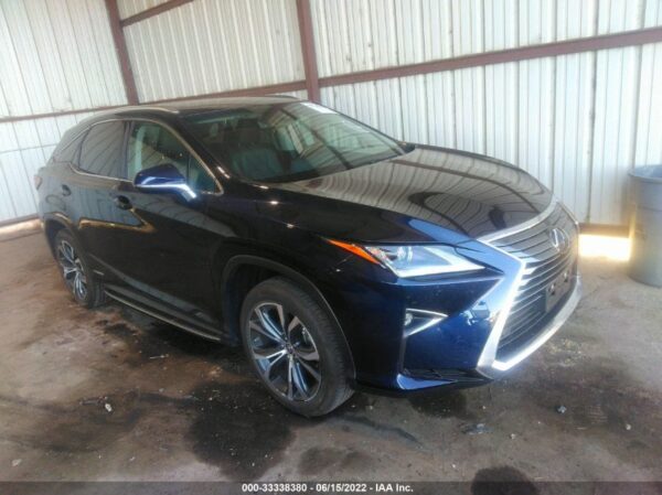 2018 Lexus RX350 Blue - 2T2BGMCA7JC024864