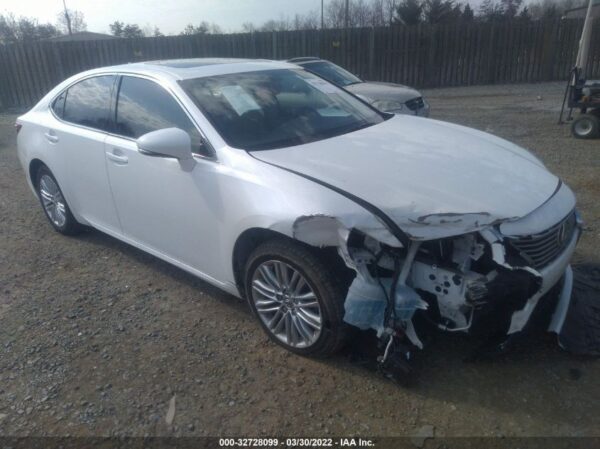 2013 Lexus ES350 White - JTHBK1GG6D2065018