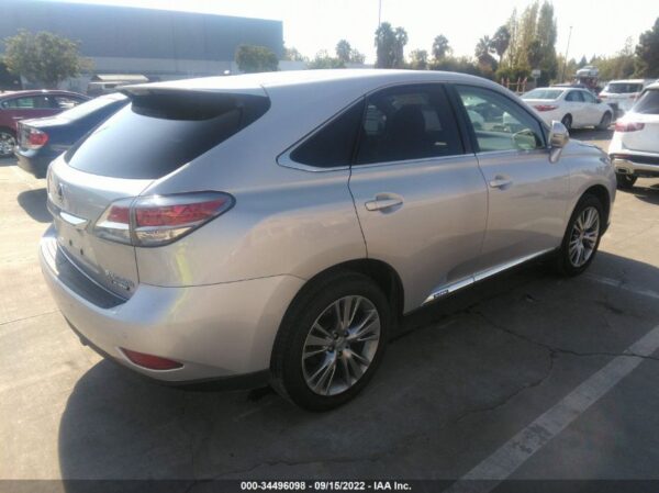 2013 Lexus RX450H Silver - JTJZB1BA8D2411716