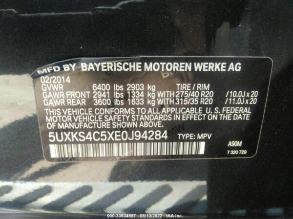 2014 BMW X535d xDrive Brown - 5UXKS4C5XE0J94284